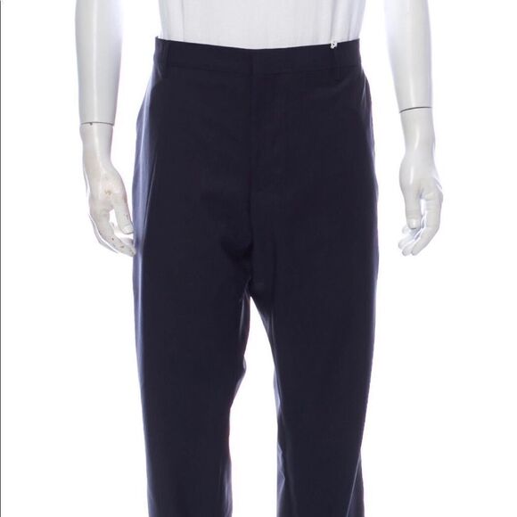 VALENTINO wool dress pants with side stripes Italian size 56 - Picture 1 of 12